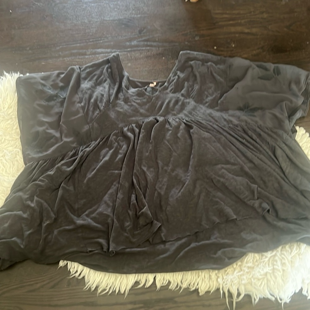 Free people oversized boho top